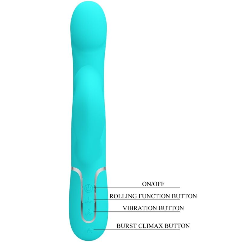 Vibromasseur Rabbit Perles Rotatives Stimulateur Clitoridien - Pretty Love