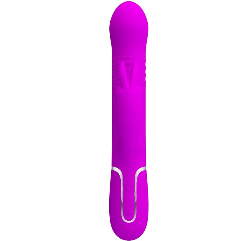 Coale Rabbit Vibrator Purple Beads