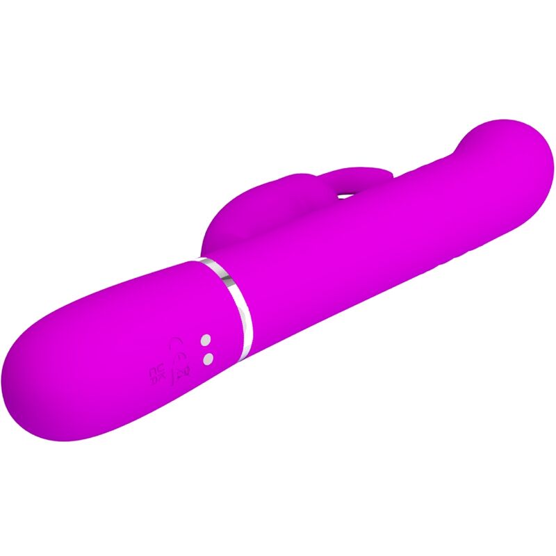 Coale Rabbit Vibrator Purple Beads