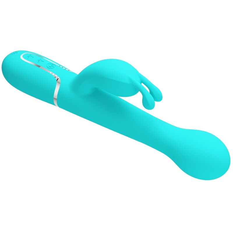 Dejon Rabbit 3-in-1 Multi-Function Vibrator Aqua Green