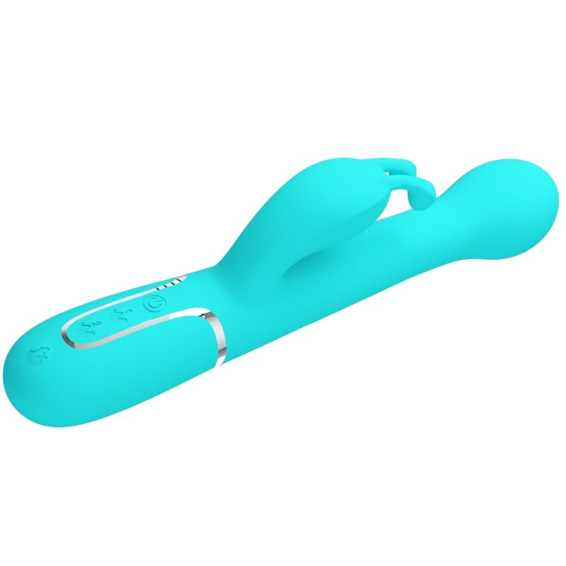 Dejon Rabbit 3-in-1 Multi-Function Vibrator Aqua Green
