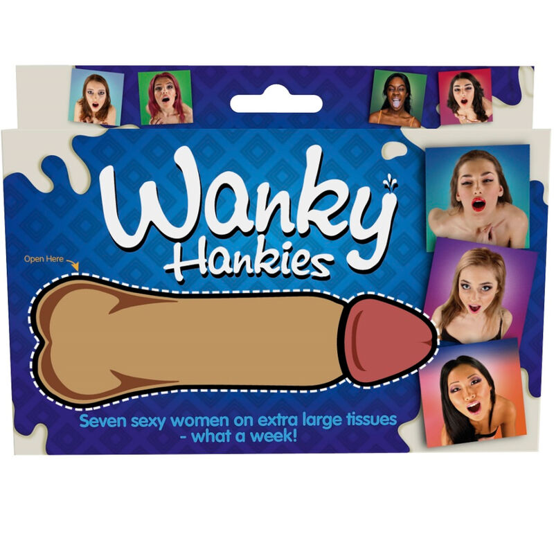 SPENCER &amp; FLEETWOOD - WANKY HANKIES 7 EXTRA LARGE WOMEN'S TISSUES