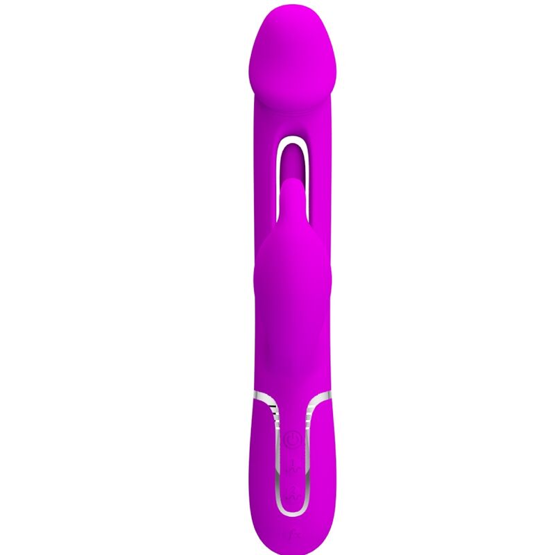 Dejon Rabbit 3-in-1 Multifunction Fuchsia Vibrator