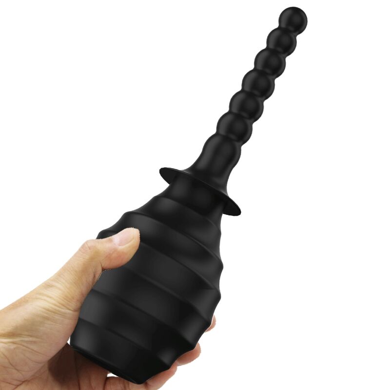 Powerful remote control vibrator anal plug black