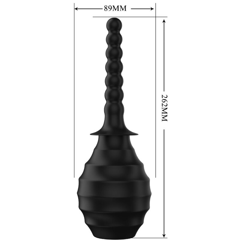 Powerful remote control vibrator anal plug black
