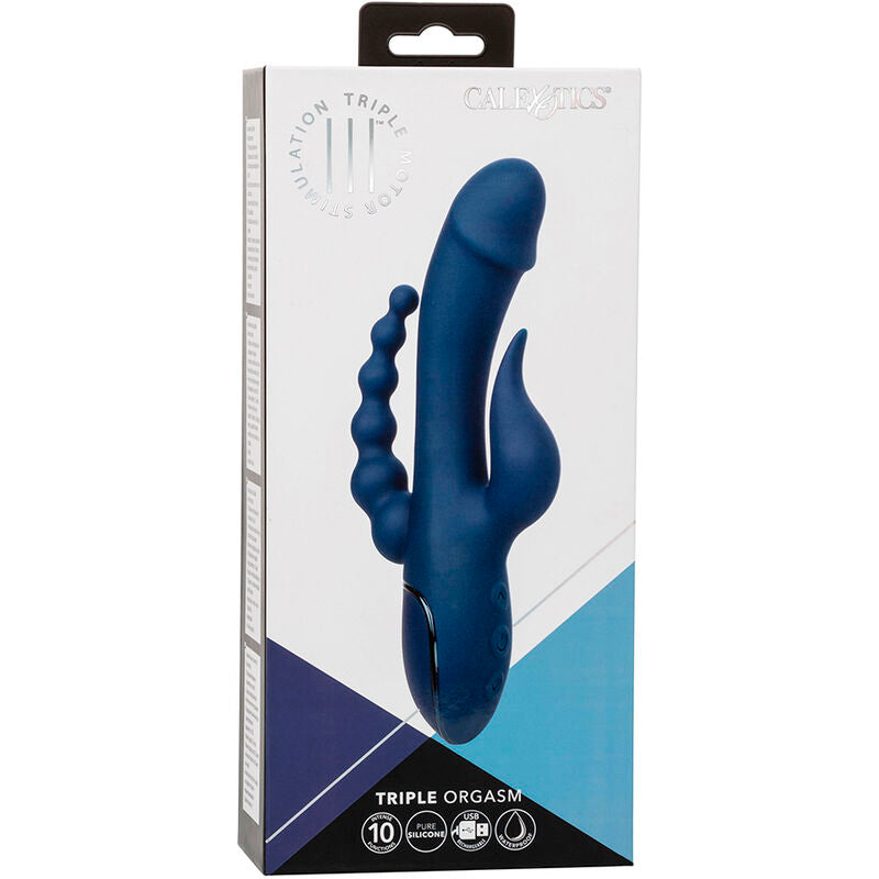 Blue Triple Orgasm Vibrator