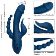 Blue Triple Orgasm Vibrator