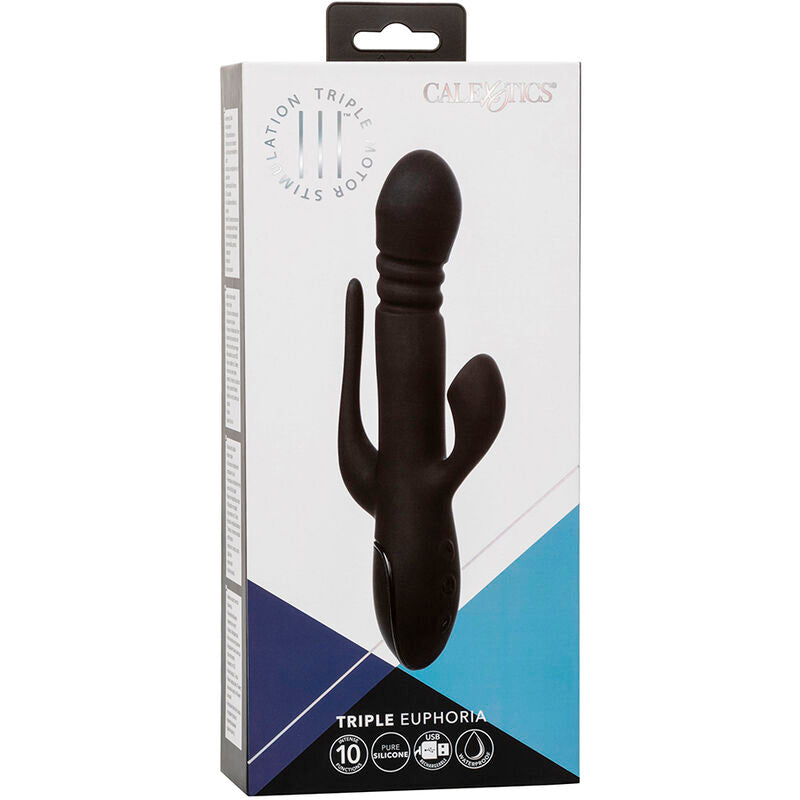 Euphoria Triple Vibrator Black