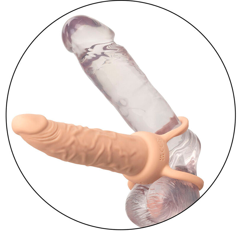 CALEXOTICS - PERFORMANCE MAXX RECHARGEABLE DOUBLE PENETRATOR CLEAR SKIN
