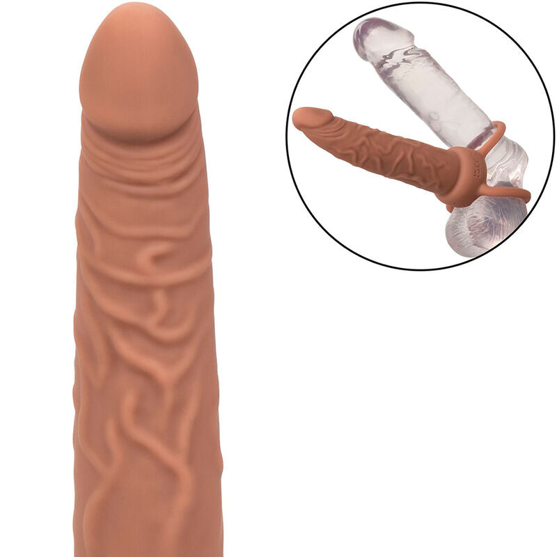 Maxx Performance Rechargeable Double Penetrator Skin Brown