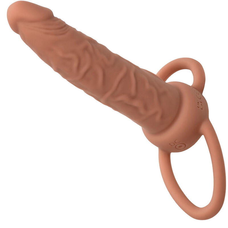Maxx Performance Rechargeable Double Penetrator Skin Brown