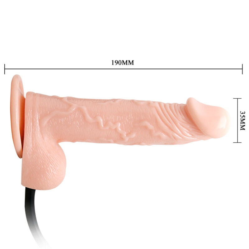 Realistic Inflatable Dildo with Suction Cup 15cm