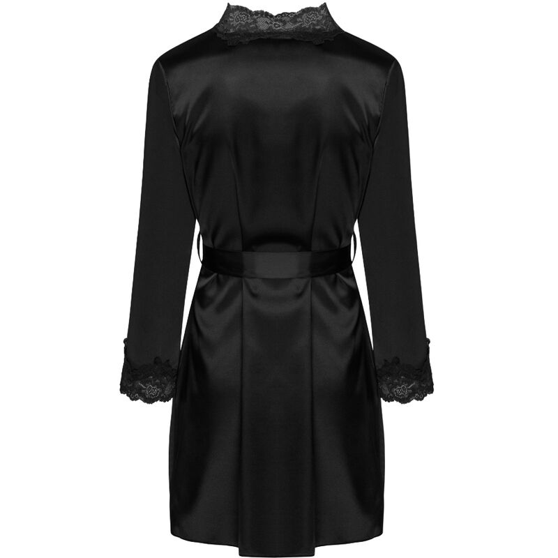 LIVCO CORSETTI FASHION - JACQUELINE LC 90249 DAZZLING GOWN + SHIRT + PANTIES BLACK S/M