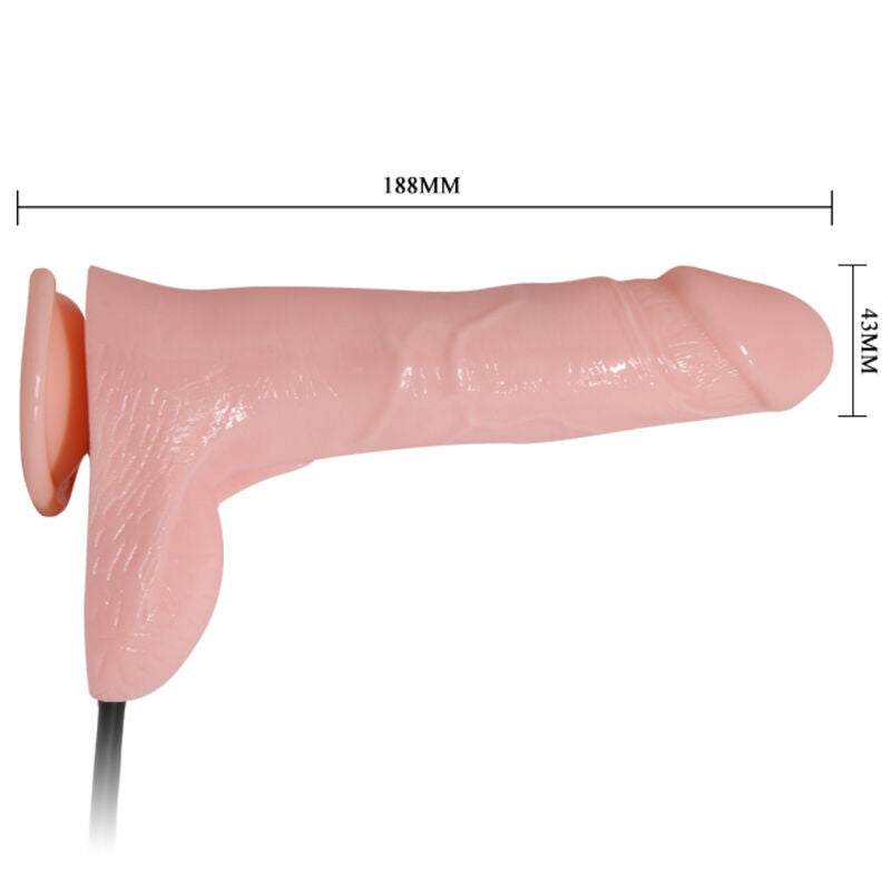 Inflatable Realistic Dildo with Suction Cup 15cm