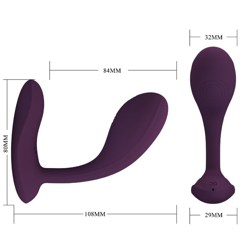 Baird application lilac rechargeable g-spot 12 vibrations