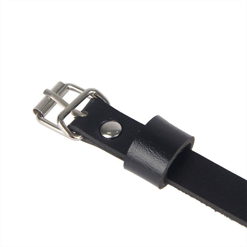 SUBBLIME - BLACK LEATHER WAIST AND LEG HARNESS, ONE SIZE