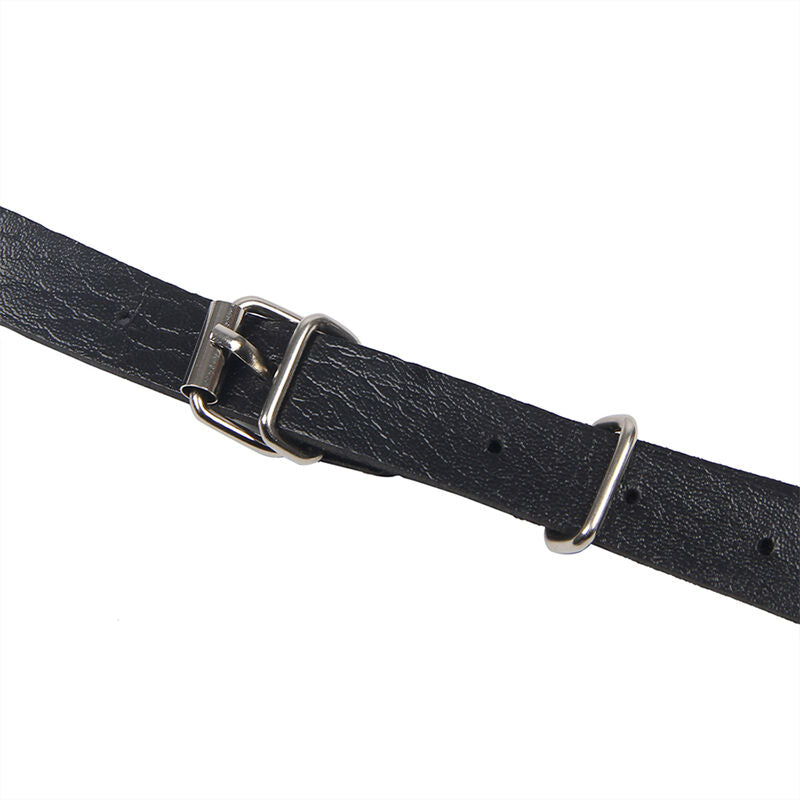 SUBLIME - CHEST HARNESS WITH LARGE CHAIN ​​AND RINGS, ONE SIZE