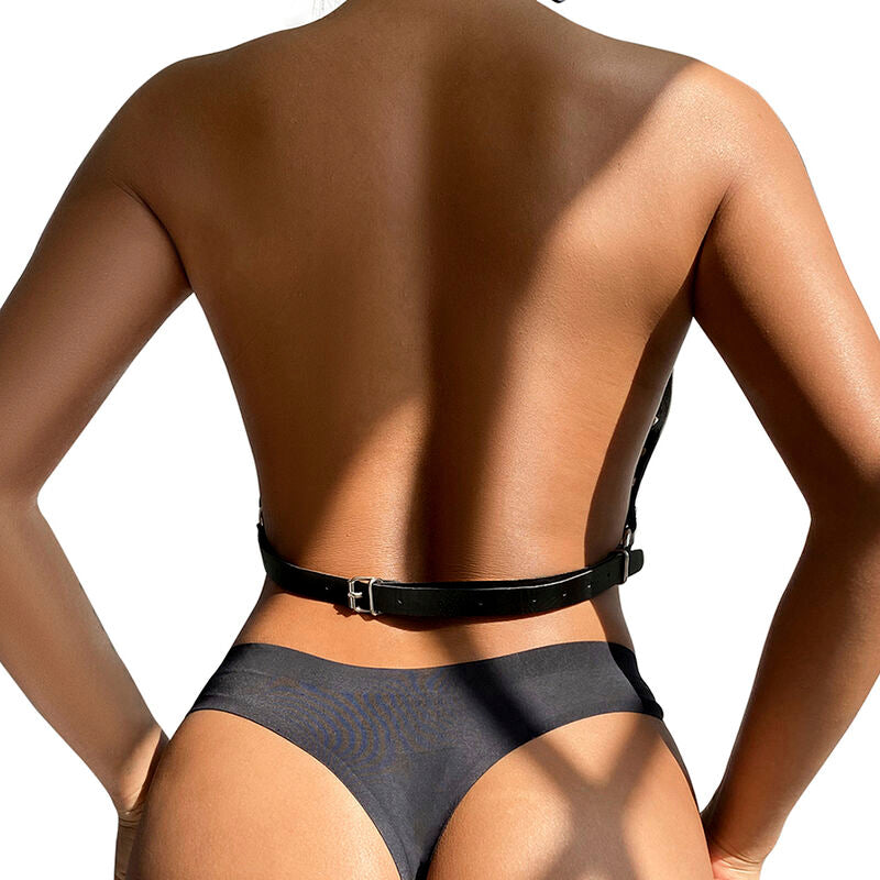 Chest harness with large chain rings one size