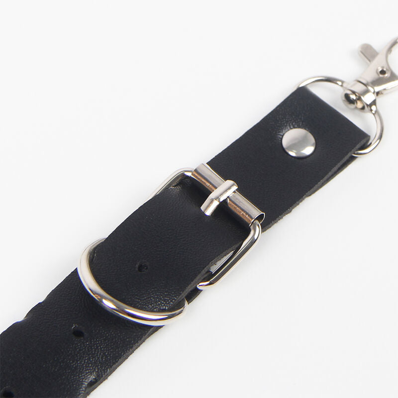 SUBBLIME - HARNESS BELT AND GARTERS WITH RINGS AND CHAIN ​​DETAIL ONE SIZE