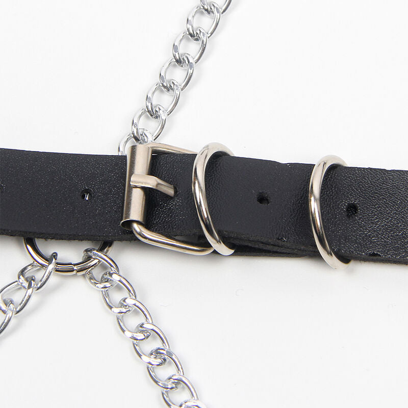 SUBLIME - COMPLETE HARNESS WITH OIL DETAIL CHAIN, ONE SIZE FITS ALL