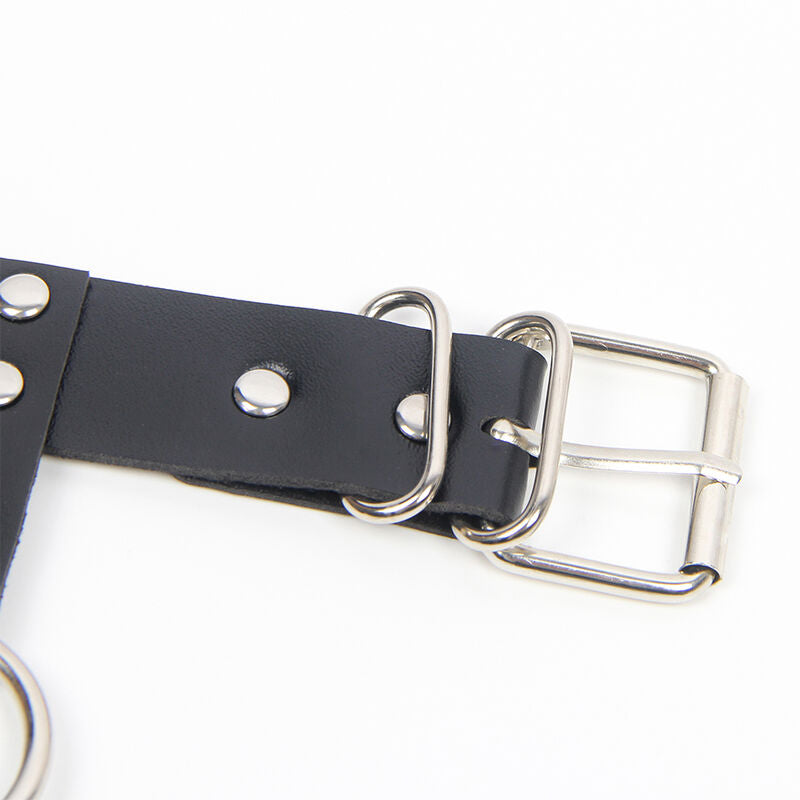 Harness bra and necklace with chain one size