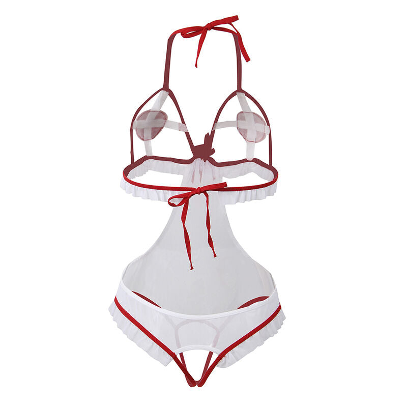 SUBBLIME - SEXY NURSE COSTUME WITHOUT CROCHET L/XL