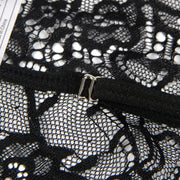 Disfraz police body encaje negro s/m