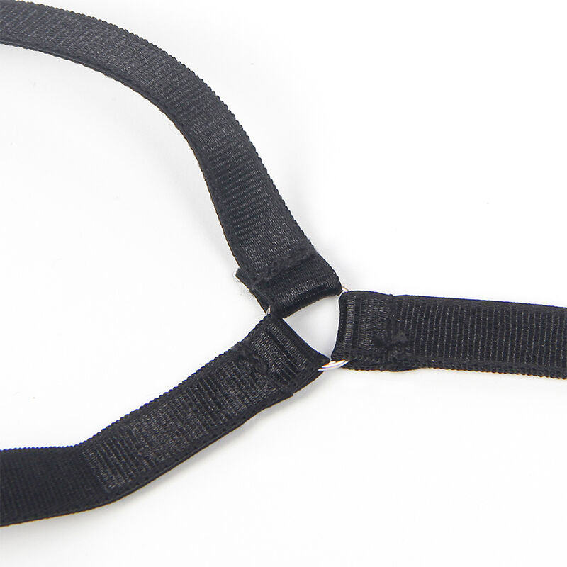 Disfraz police body encaje negro s/m