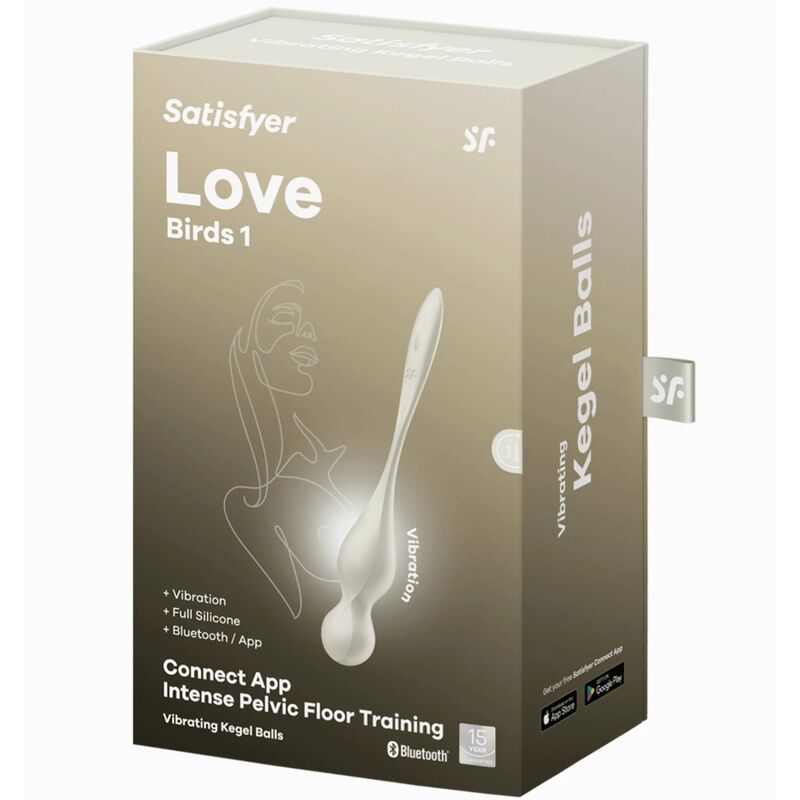 Love Birds White Kegel Vibrating Balls
