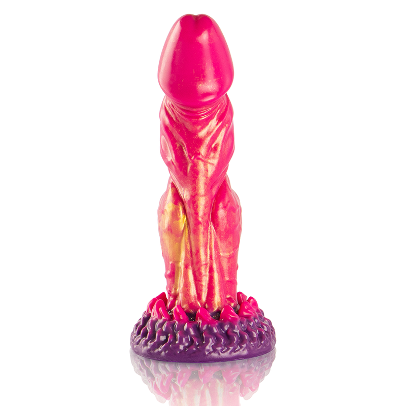 Mythological fire of the Cerberus dildo