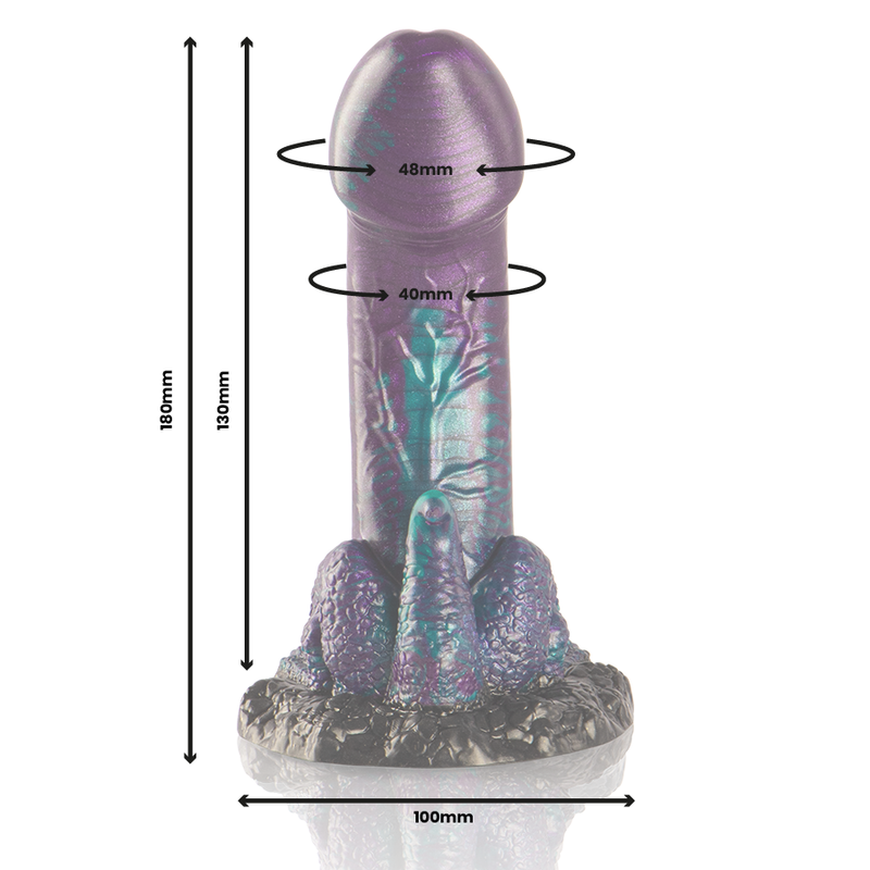 EPIC - DOUBLE PLEASURE SCALE BASIL DILDO SMALL SIZE