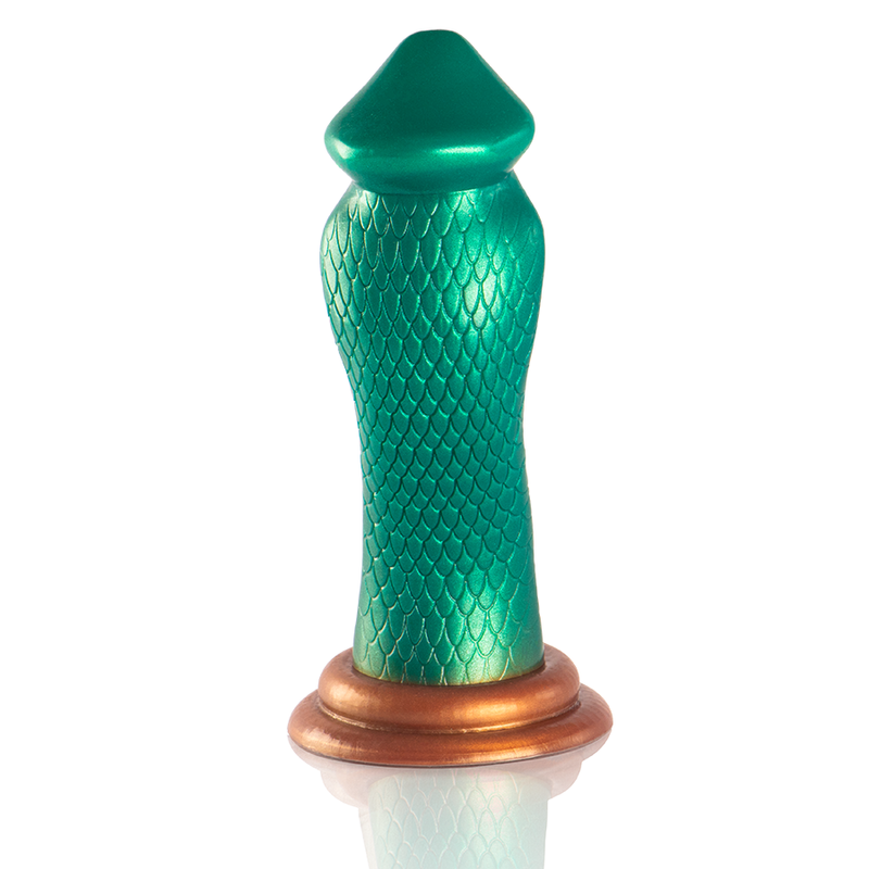 Green cobra python dildo