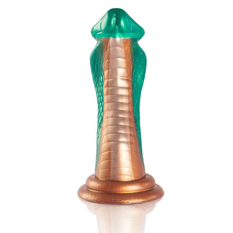 Green cobra python dildo