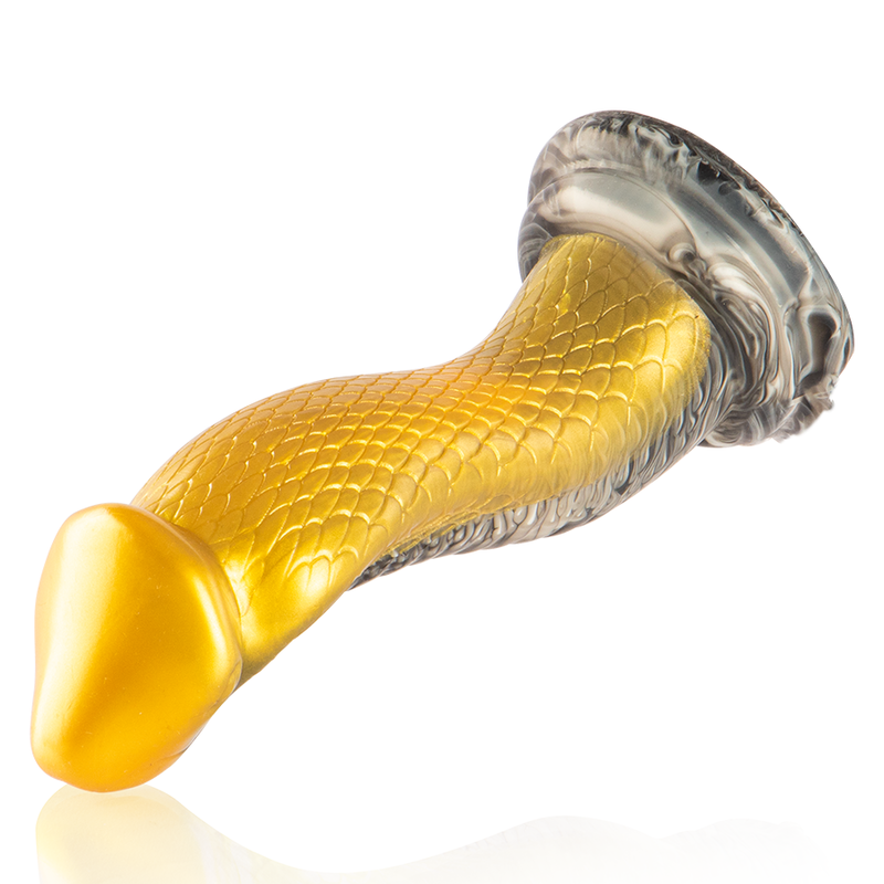 Yellow cobra drakon dildo