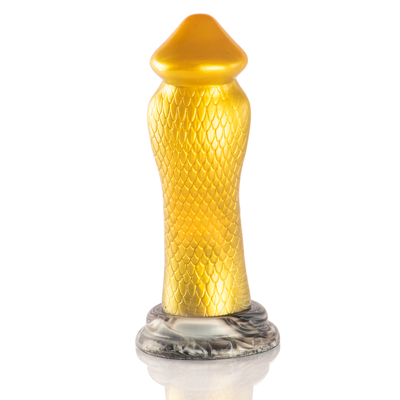 Yellow cobra drakon dildo