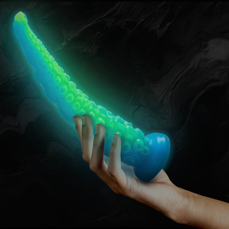 Scylla Large Size Fluorescent Thin Tentacle Dildo