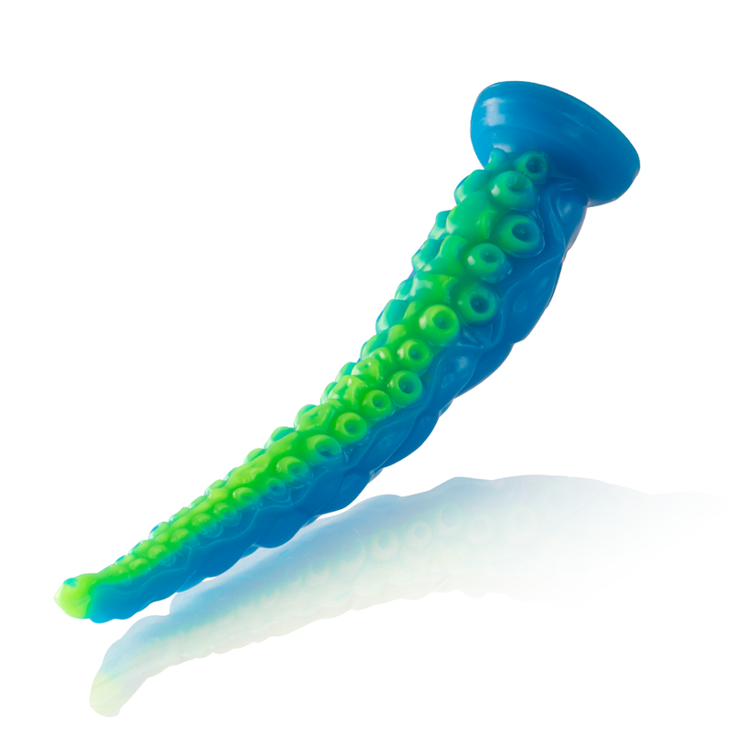 Scylla fluorescent slim tentacle dildo small size