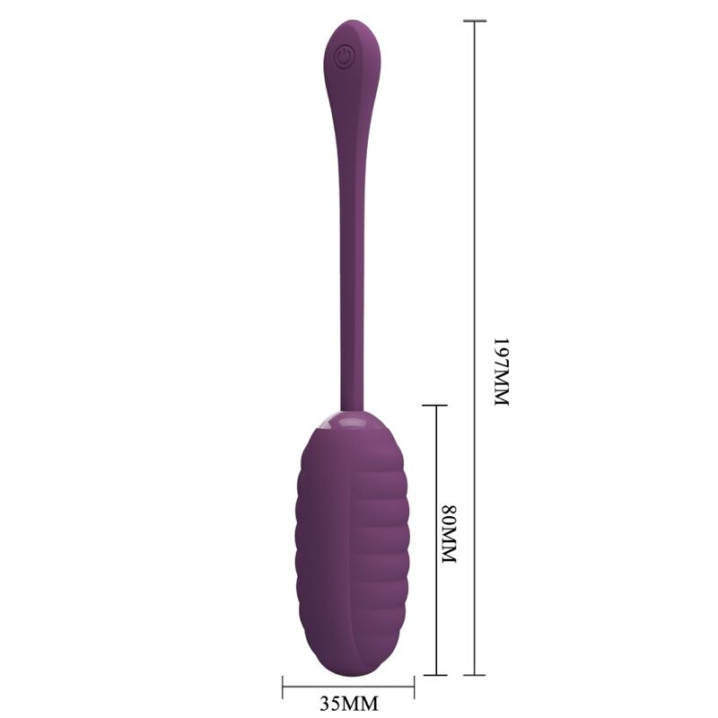 Casper Purple Rechargeable Vibrating Egg