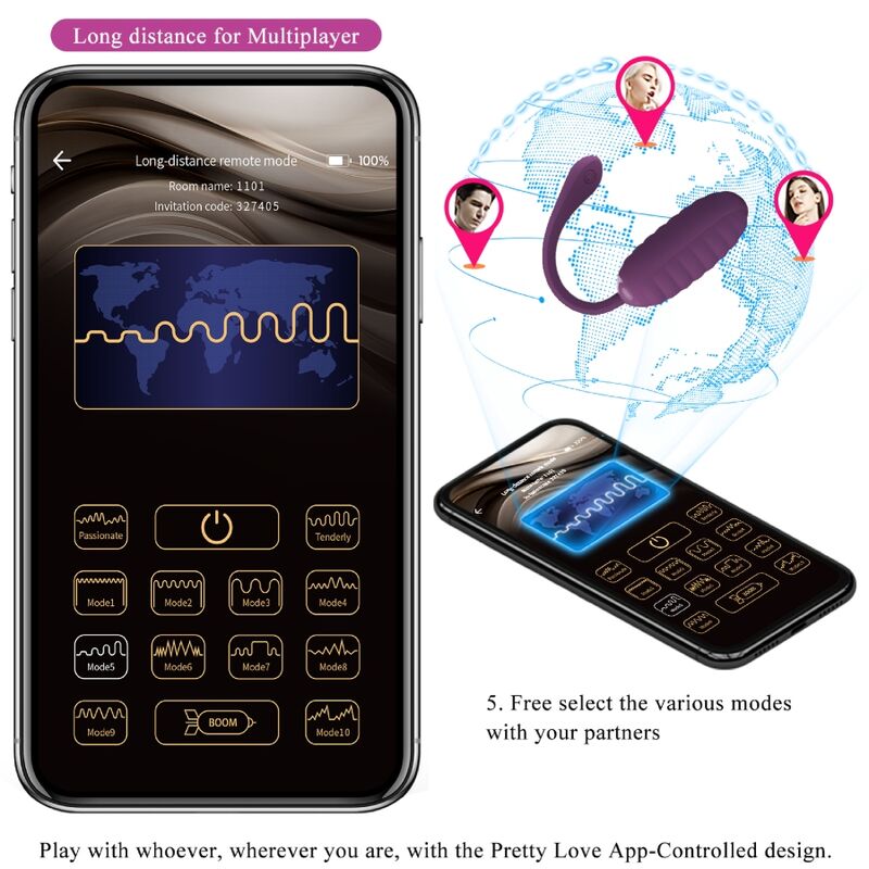 Casper Purple Rechargeable Vibrating Egg