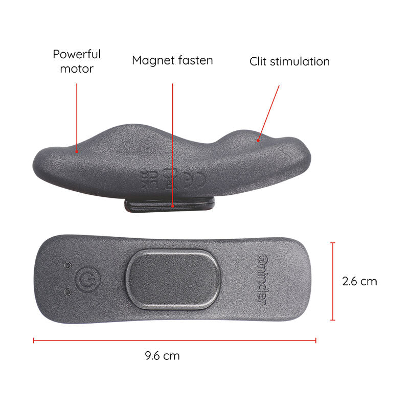 Manila Panty 9 Speed Rechargeable Vibrator 9.6cm x 2.6cm - Free App