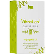Powerful intimate stimulant liquid caipirinha vibrating gel 15 ml
