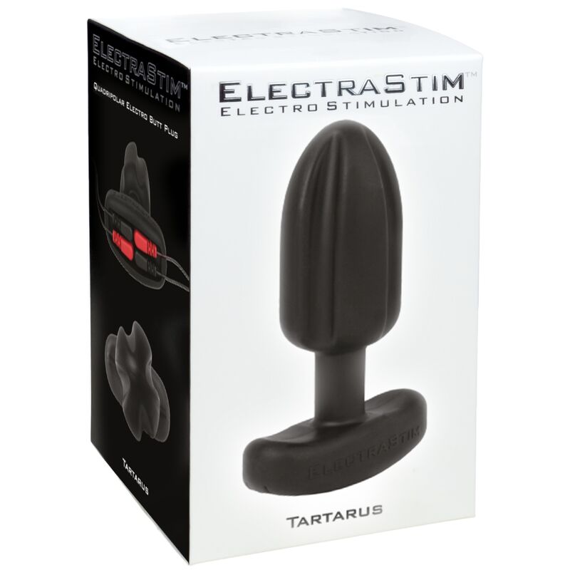 Tartar quadripolar anal plug black silicone