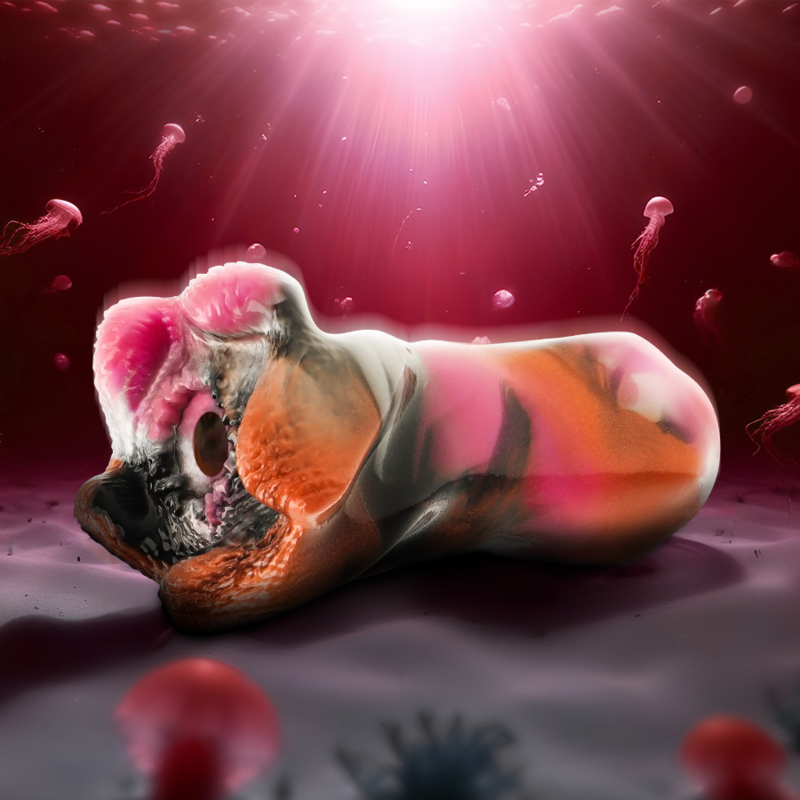 Telemus cyclops male masturbator mouth