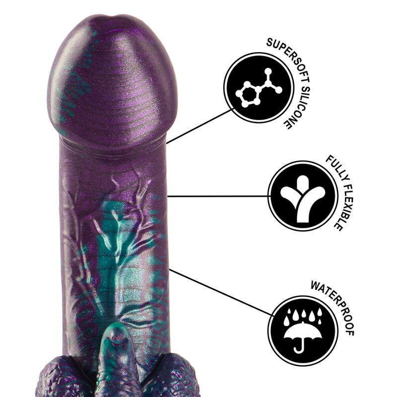 EPIC - DOUBLE PLEASURE SCALE BASIL DILDO SMALL SIZE