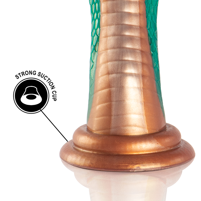 Green cobra python dildo