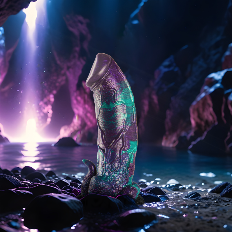 EPIC - DOUBLE PLEASURE SCALE BASIL DILDO LARGE SIZE