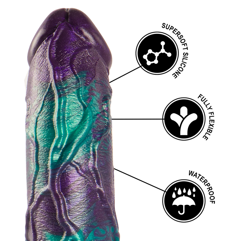 EPIC - DOUBLE PLEASURE SCALE BASIL DILDO LARGE SIZE
