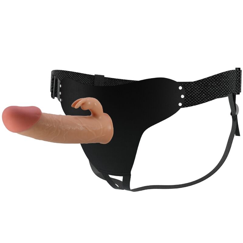 Mavis universal panty harness with 19 cm natural dildo