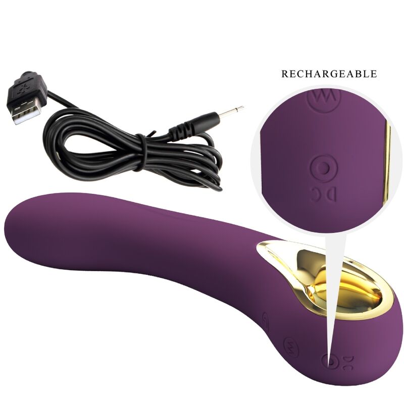 Ethan Rechargeable Vibrator Purple