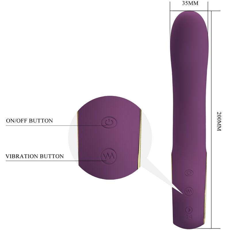 Ethan Rechargeable Vibrator Purple